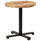 Bistro Table Round Ø70x75 cm Rough Mango Wood