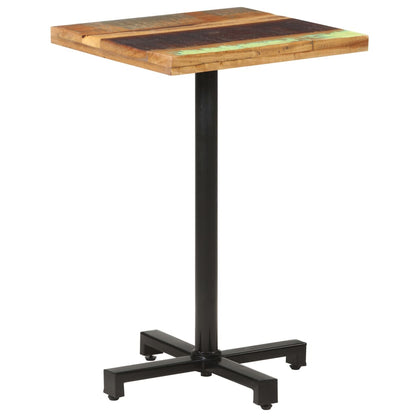 Bistro Table Square 50x50x75 cm Solid Reclaimed Wood