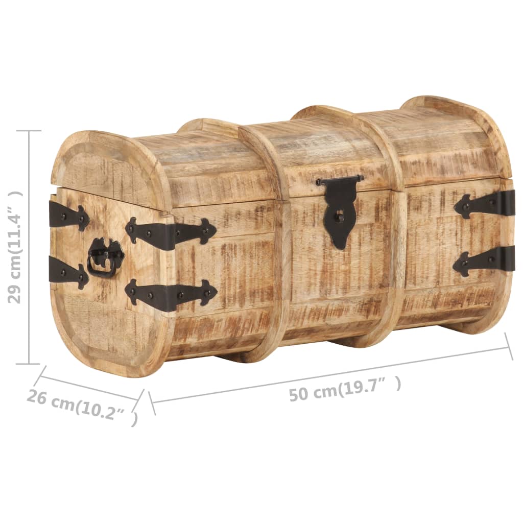 Storage Chest | Natural wood | Solid Mango Wood | Medium | Storage Chest