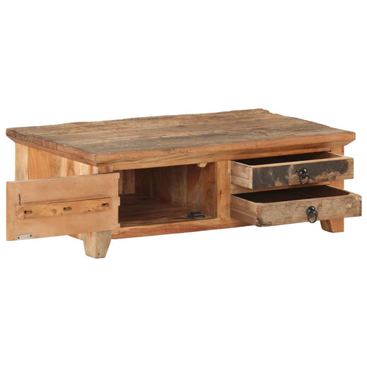 Coffee Table Natural wood Solid Reclaimed Wood, Solid Acacia Wood