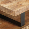 2 Piece Coffee Table Set Solid Mango Wood