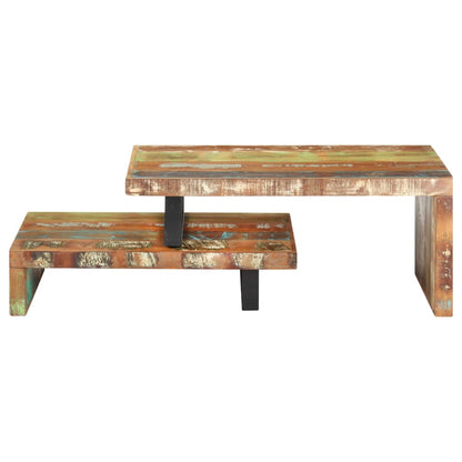 Coffee Table Multicolour Solid reclaimed wood, powder-coated iron