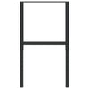 Adjustable Work Bench Frames 2 pcs Metal 55x(69-95.5) cm Black
