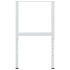 Adjustable Work Bench Frames 2 pcs Metal 55x(69-95.5) cm Grey