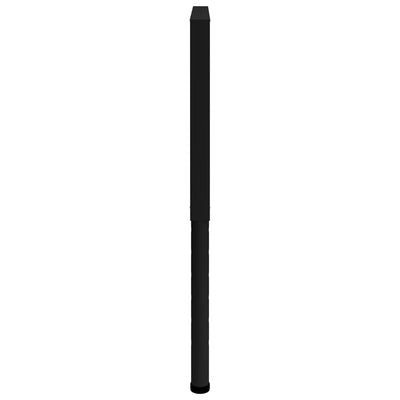 Adjustable Work Bench Frames 2 pcs Metal 85x(69-95.5) cm Black