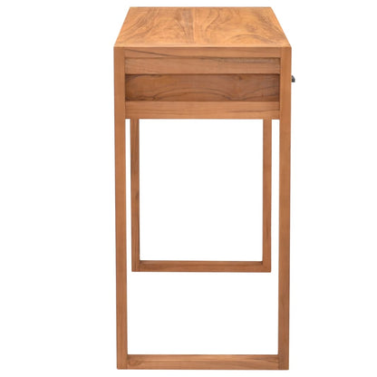 Desk with 2 Drawers 100x40x75 cm Teak Wood