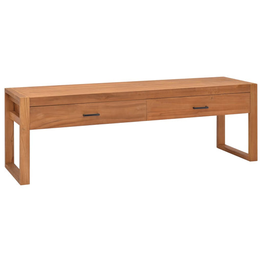 TV Cabinet | Natural Teak | Teak Wood | Medium | TV Cabinet | Rectangular