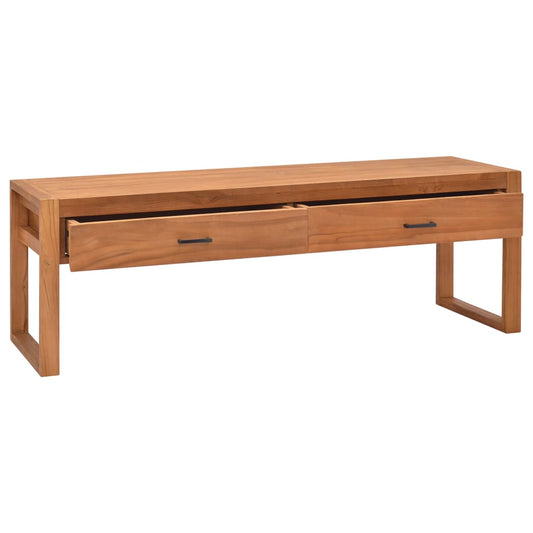 TV Cabinet | Natural Teak | Teak Wood | Medium | TV Cabinet | Rectangular