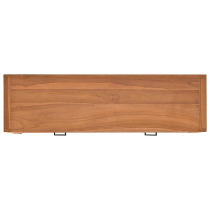 TV Cabinet 140x40x45 cm Teak Wood