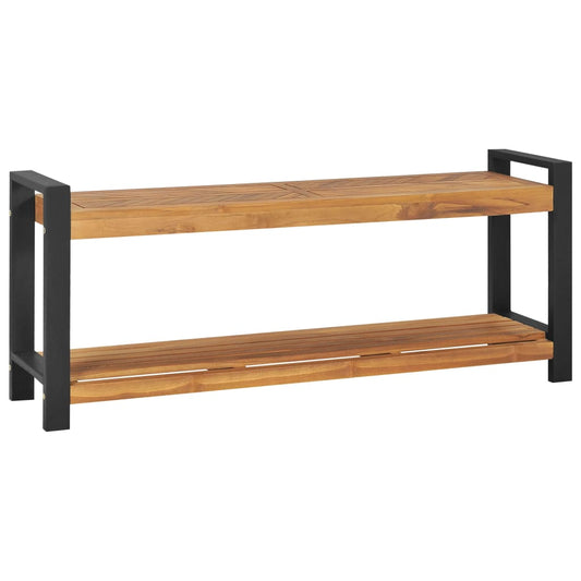 Bench | Natural Teak | Solid Teak Wood | Medium | Storage Bench