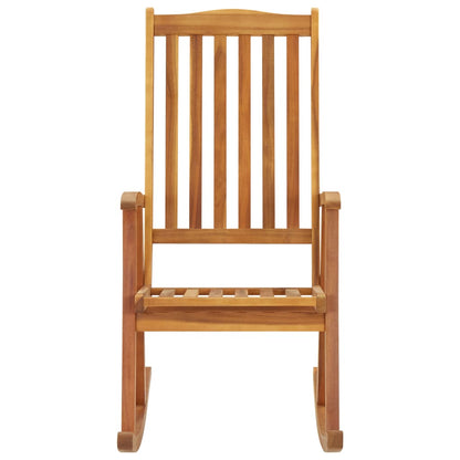 Rocking Chair | Brown | Solid Acacia Wood | Large | Durable
