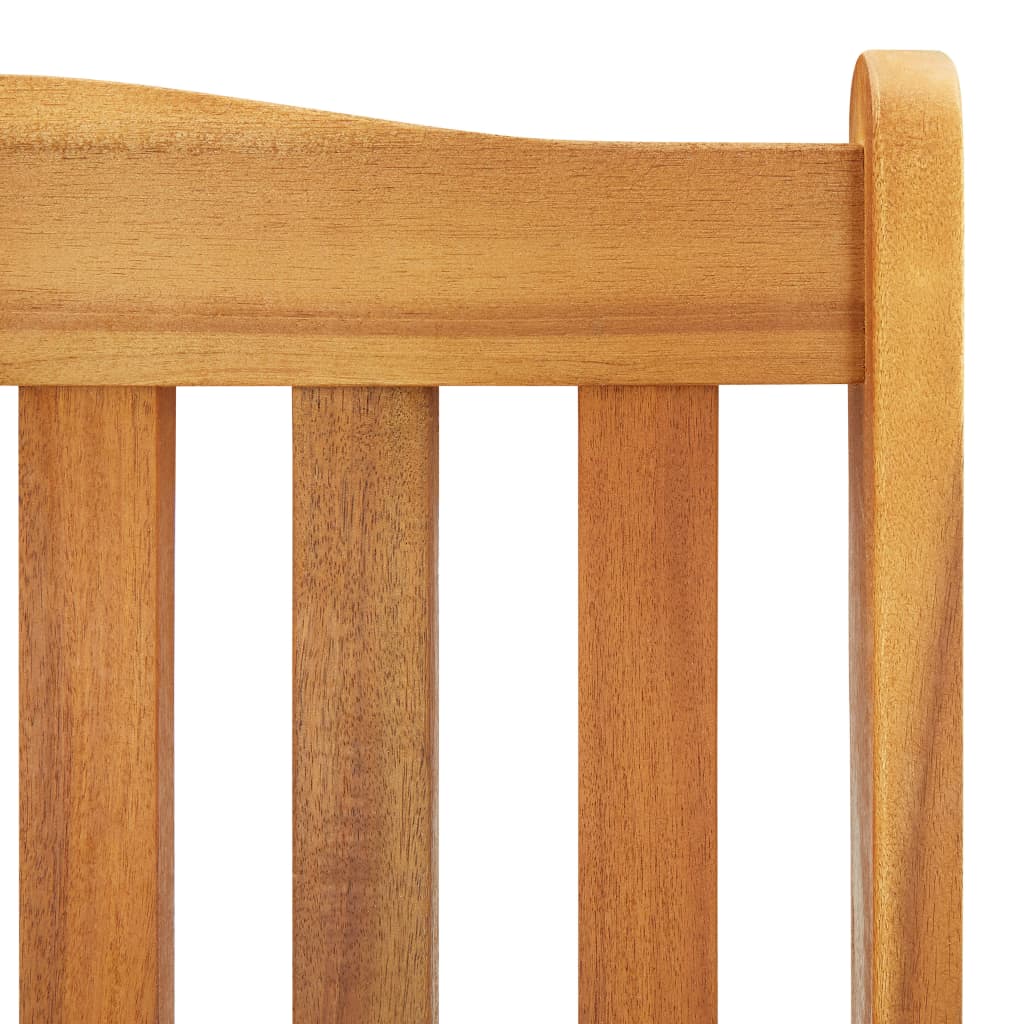 Rocking Chair | Brown | Solid Acacia Wood | Large | Durable