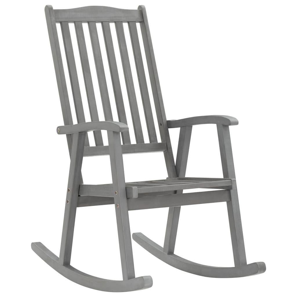 Rocking Chair | Grey | Solid Acacia Wood | Standard |  Durable