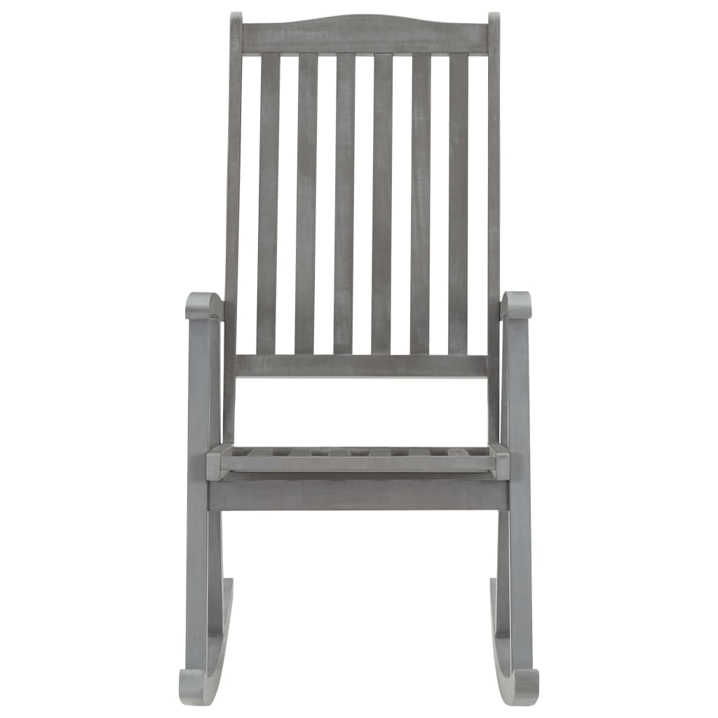 Rocking Chair | Grey | Solid Acacia Wood | Standard |  Durable