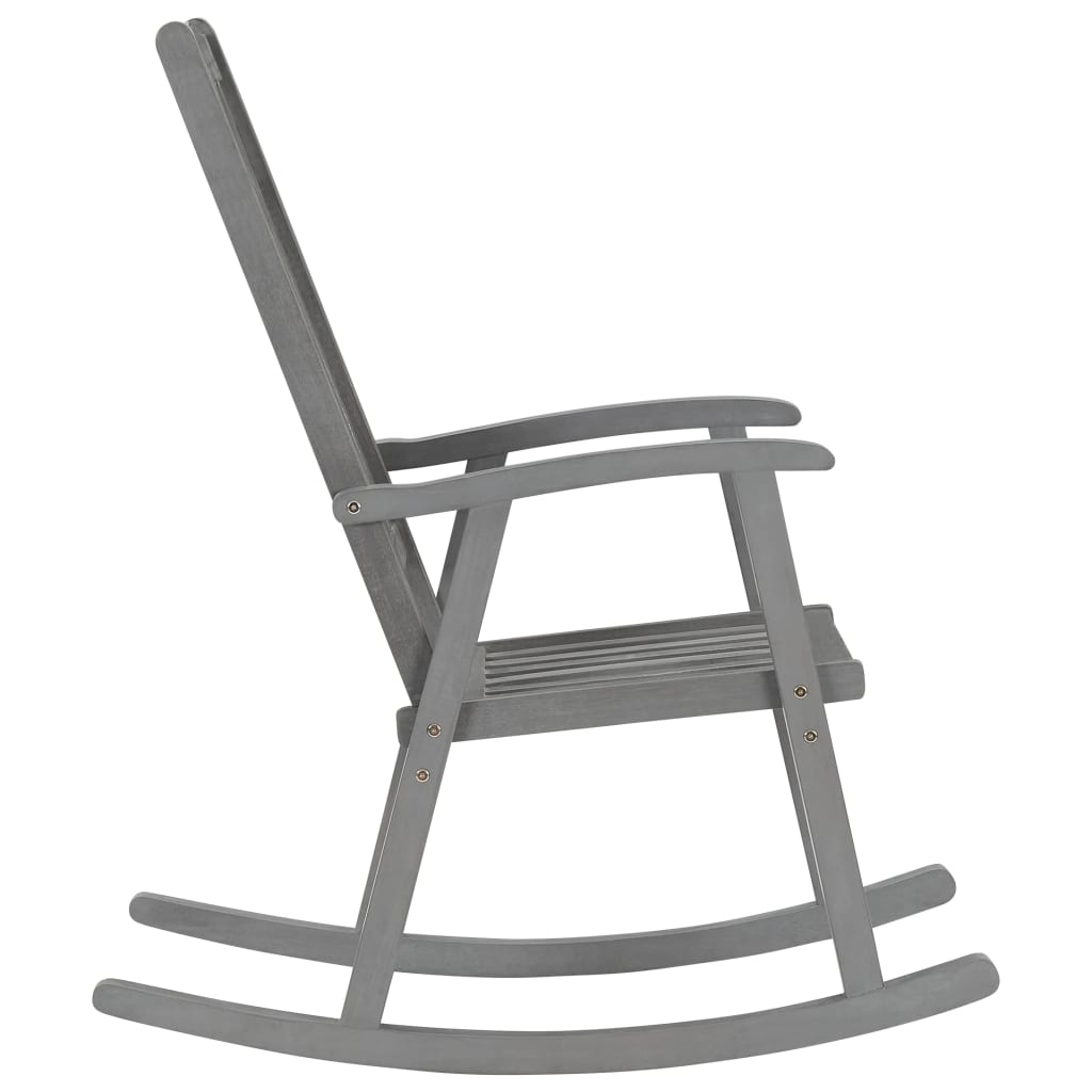 Rocking Chair | Grey | Solid Acacia Wood | Standard |  Durable