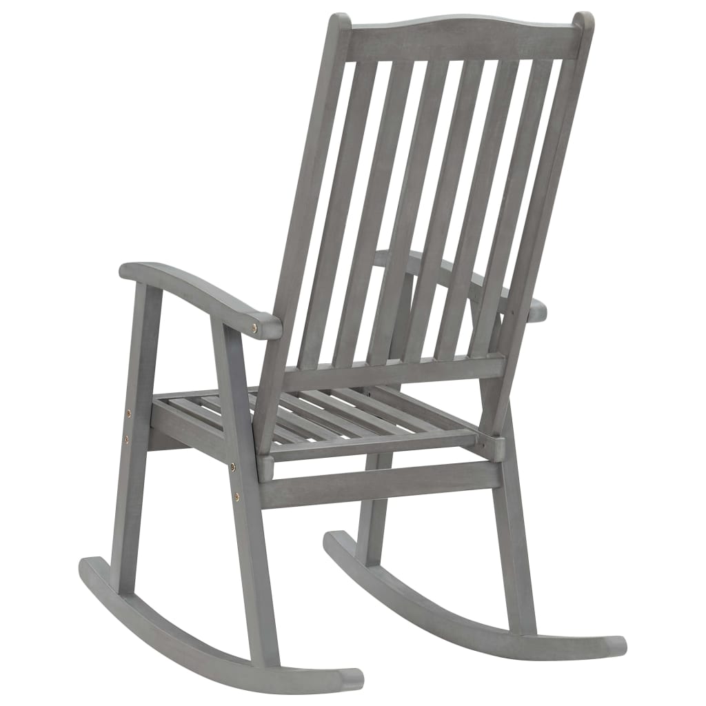 Rocking Chair | Grey | Solid Acacia Wood | Standard |  Durable