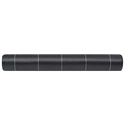313062 vidaXL Weed & Root Control Mat Black 1x100 m PP