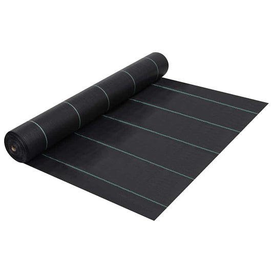 Weed Membrane | Black with green stripes | 100% Polypropylene | 2x5 m