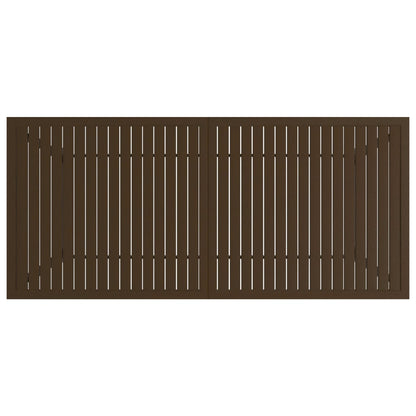 Garden Table Brown 190x80x72 cm Steel