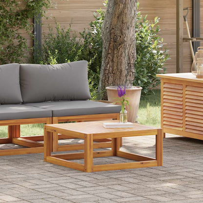 2 Piece Patio Sofa Set with Cushion Solid Acacia Wood