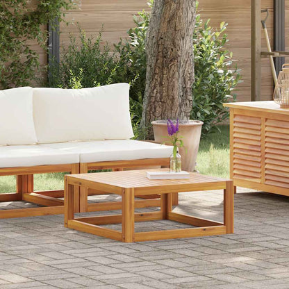2 Piece Patio Sofa Set with Cushion Solid Acacia Wood