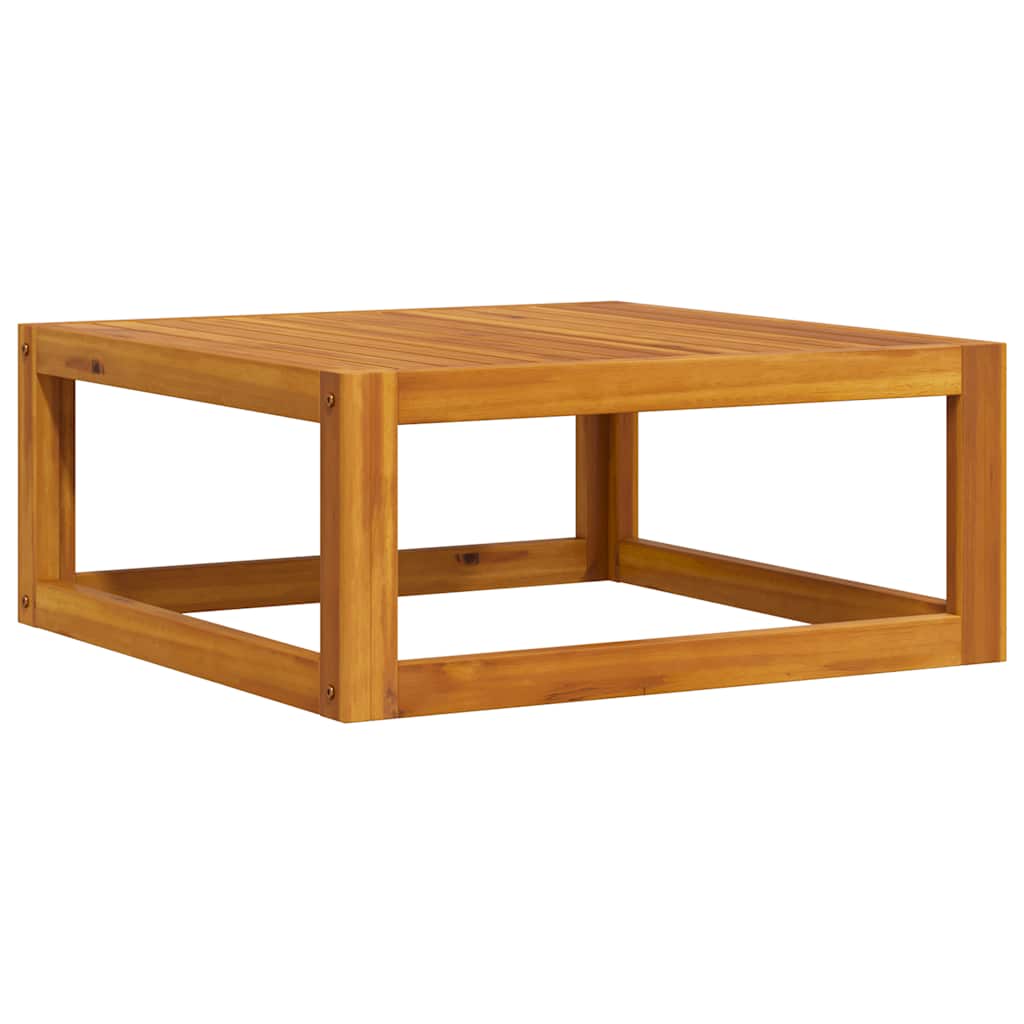 Coffee Table 26.7"x26.7"x11.4" Solid Acacia Wood