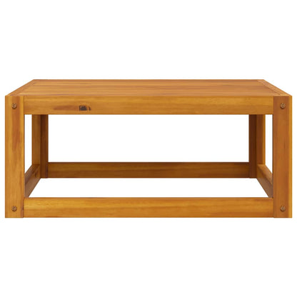 Coffee Table 26.7"x26.7"x11.4" Solid Acacia Wood