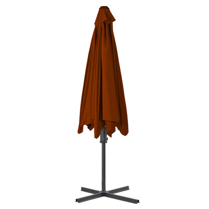 Garden Parasol | Terracotta | Fabric | 300 cm diameter