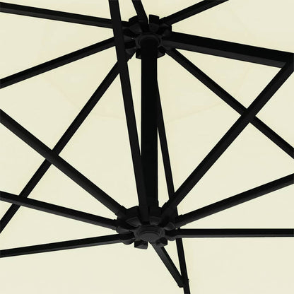 Garden Parasol | Sand | Polyester, Metal | 300 cm diameter | Tiltable