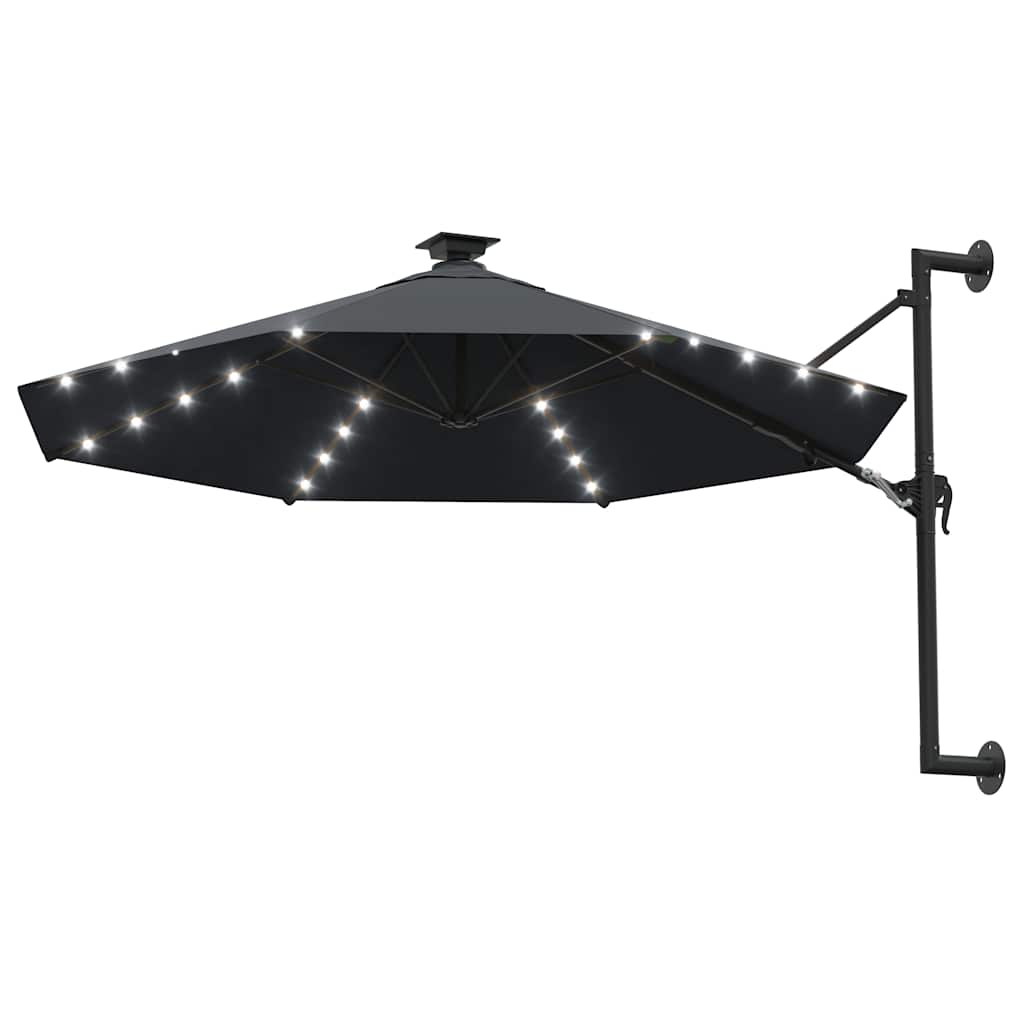 Garden Parasol | Anthracite | Polyester fabric, Metal | Large | Tiltable