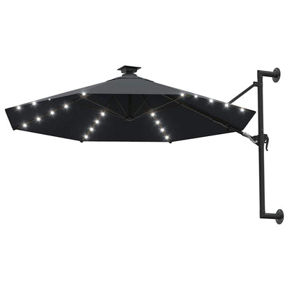 Garden Parasol | Anthracite | Polyester fabric, Metal | Large | Tiltable