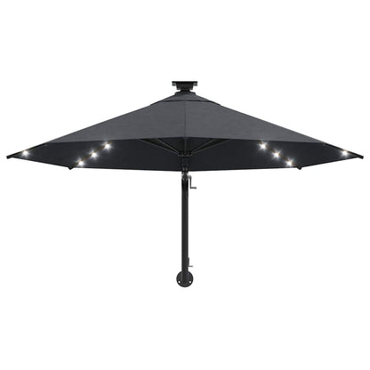 Garden Parasol | Anthracite | Polyester fabric, Metal | Large | Tiltable