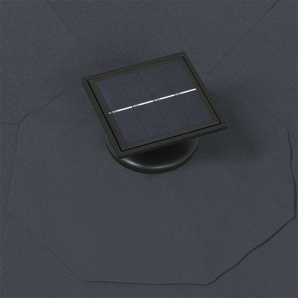 Garden Parasol | Anthracite | Polyester fabric, Metal | Large | Tiltable
