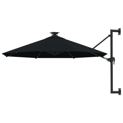 Garden Parasol | Black | Polyester and Metal | Large | Garden Parasol