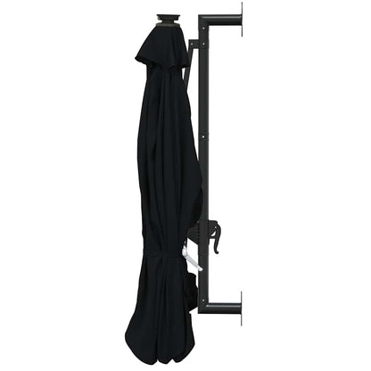 Garden Parasol | Black | Polyester and Metal | Large | Garden Parasol