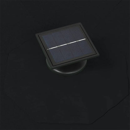 Garden Parasol | Black | Polyester and Metal | Large | Garden Parasol
