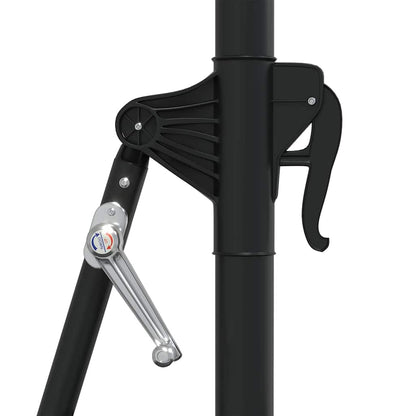 Garden Parasol | Black | Polyester and Metal | Large | Garden Parasol