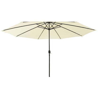 Garden Parasol | Sand | 100% polyester fabric, metal pole | Large