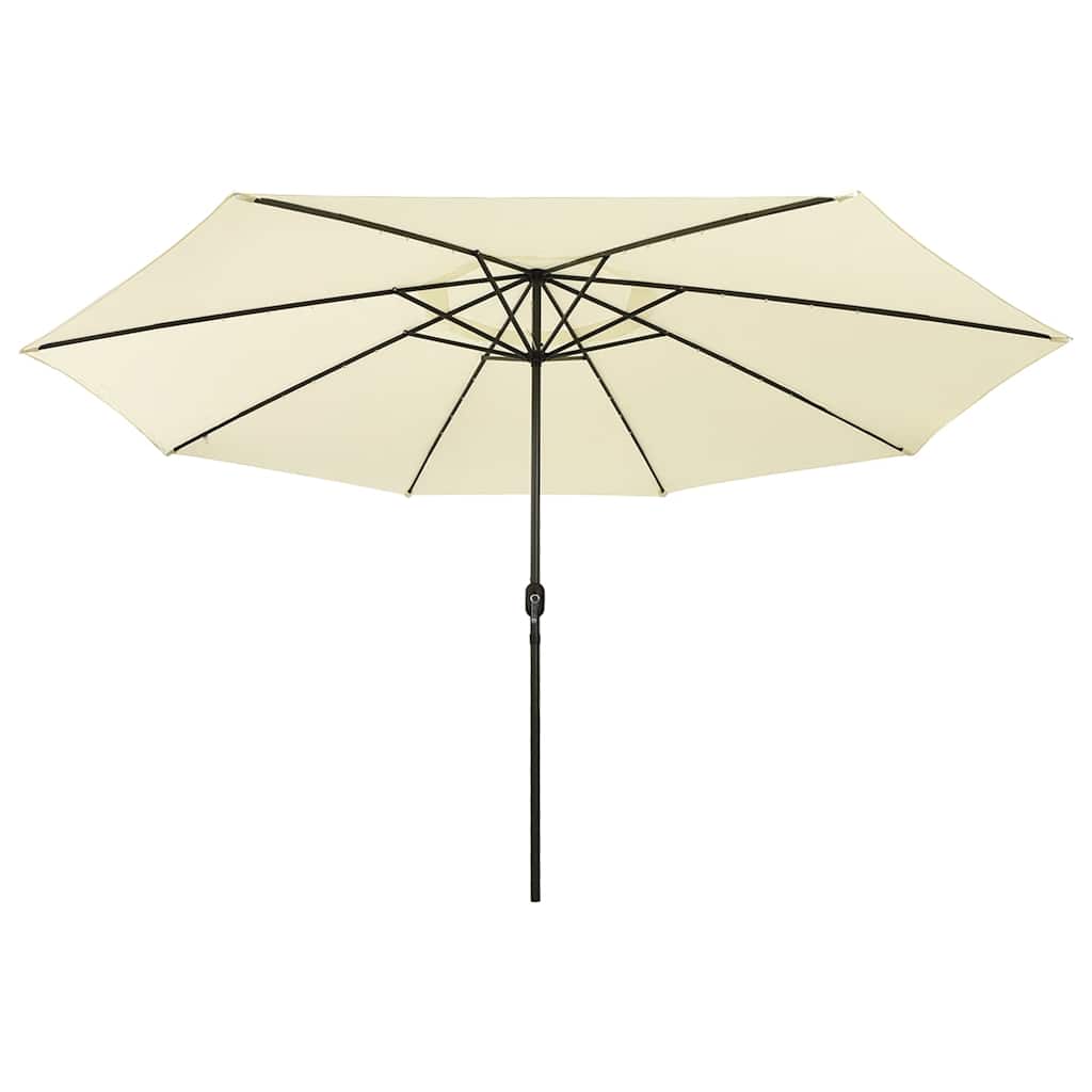 Garden Parasol | Sand | 100% polyester fabric, metal pole | Large
