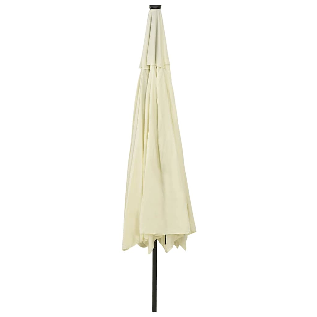 Garden Parasol | Sand | 100% polyester fabric, metal pole | Large