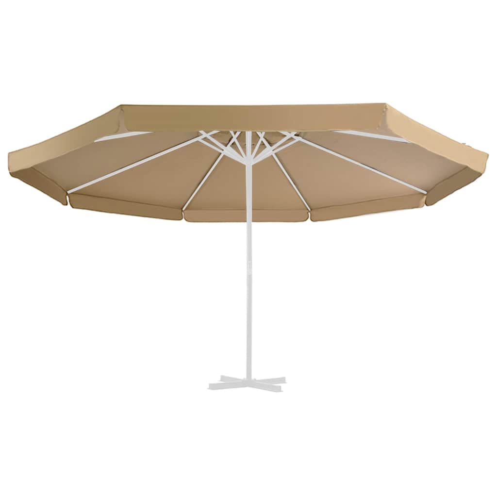 Replacement Fabric for Outdoor Parasol Taupe 515 cm