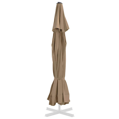 Replacement Fabric for Outdoor Parasol Taupe 515 cm