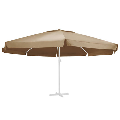 Replacement Fabric for Outdoor Parasol Taupe 610 cm