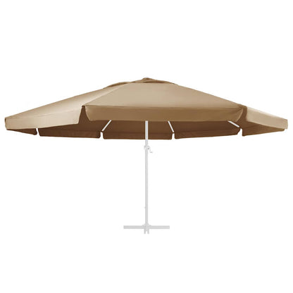 Replacement Fabric for Outdoor Parasol Taupe 610 cm