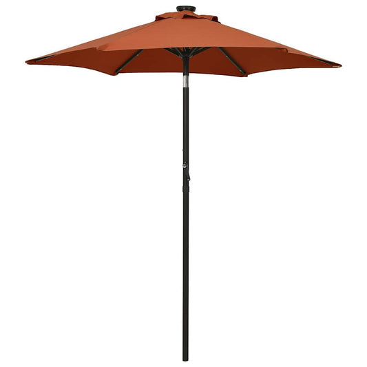 Garden Parasol | Terracotta and Dark Grey