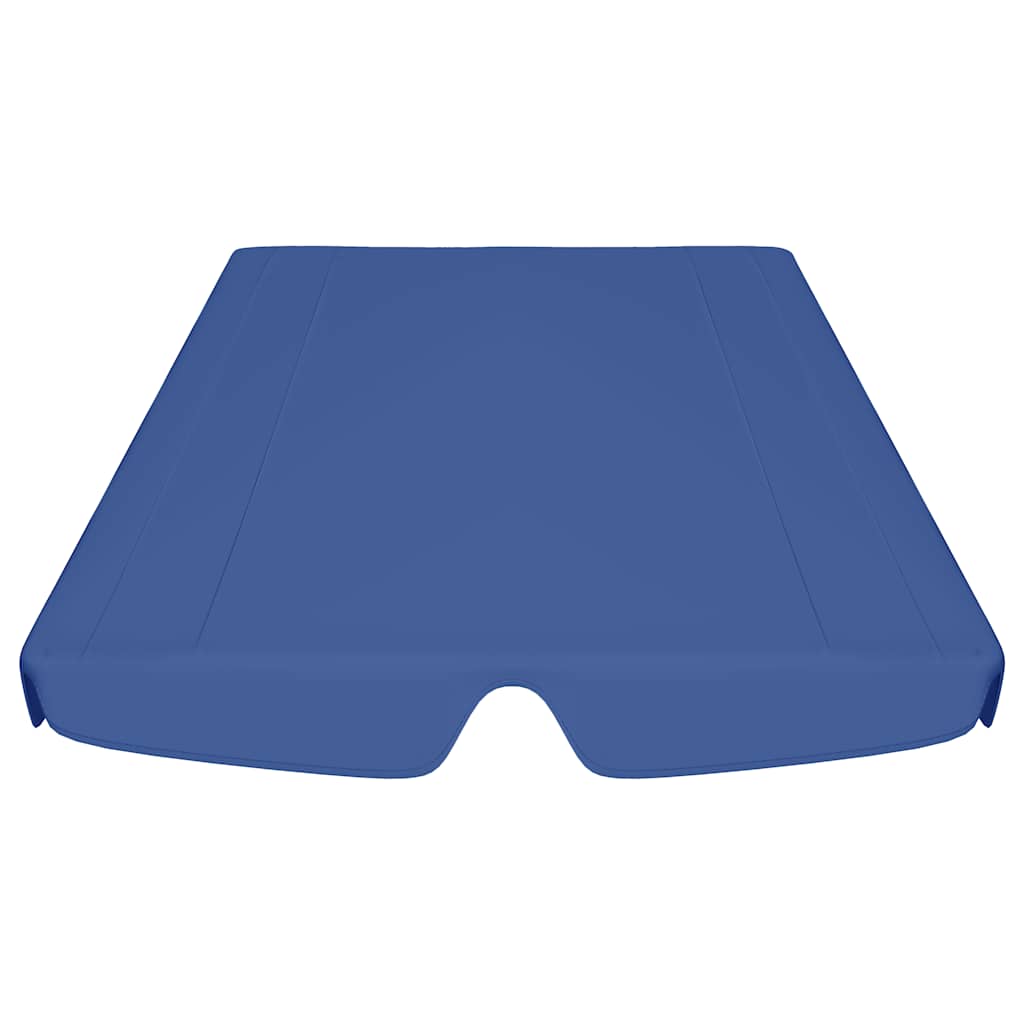 Replacement Canopy for Garden Swing Blue 188/168x145/110 cm