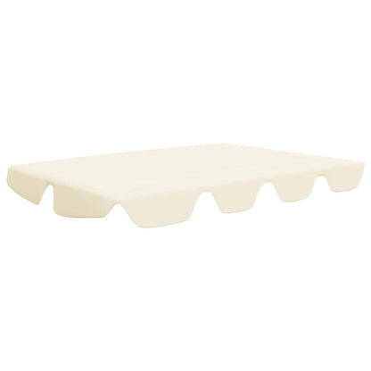 Replacement Canopy for Garden Swing Cream 150/130x105/70 cm