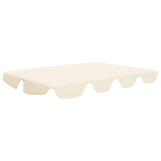 Replacement Canopy for Garden Swing Cream 150/130x105/70 cm