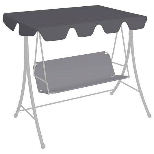 Replacement Canopy | Anthracite | Polyester with PVC coating | Medium