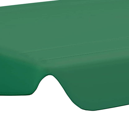 Replacement Canopy for Garden Swing Green 150/130x105/70 cm